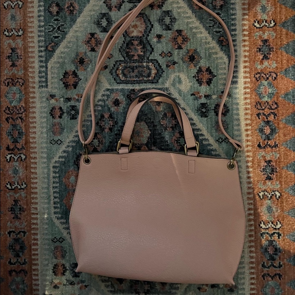 soft body light pink purse